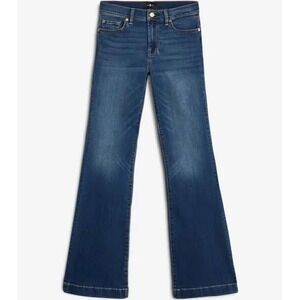 7 For All Mankind Women's Dojo Jeans Dark Blue Size 29 New Without Tags